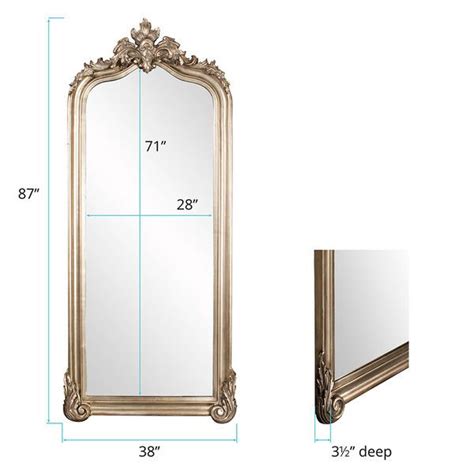 tudor silver floor mirror|tudor arch mirror for sale.